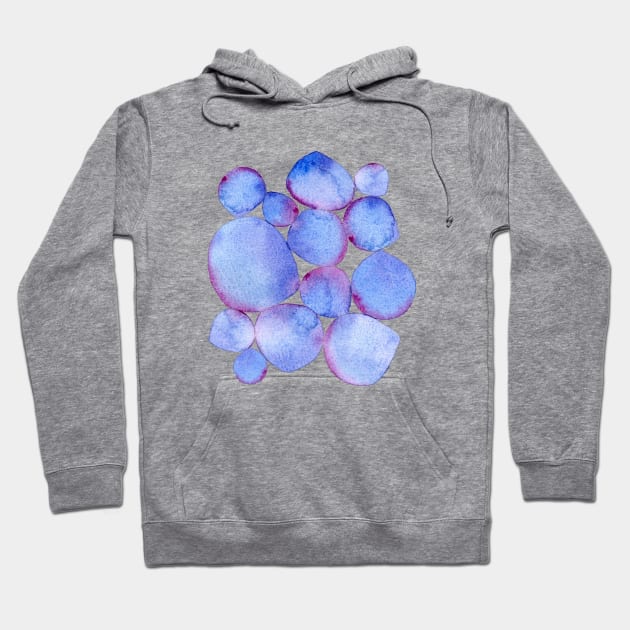 【Pattern】Echeveria Purple Pearl-Collage Hoodie by princeliaw